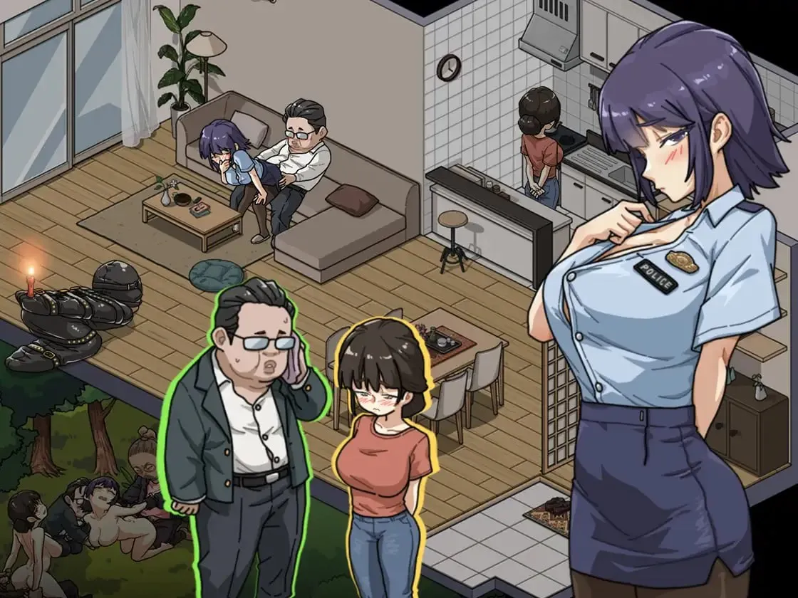 图片[3]-极道无赖EX：女警鲇川光 v1.1.2/極道無頼EX:女警・鮎川光–処女が変態に変わる分かれ道（PC端） | 羽翼社-羽翼社