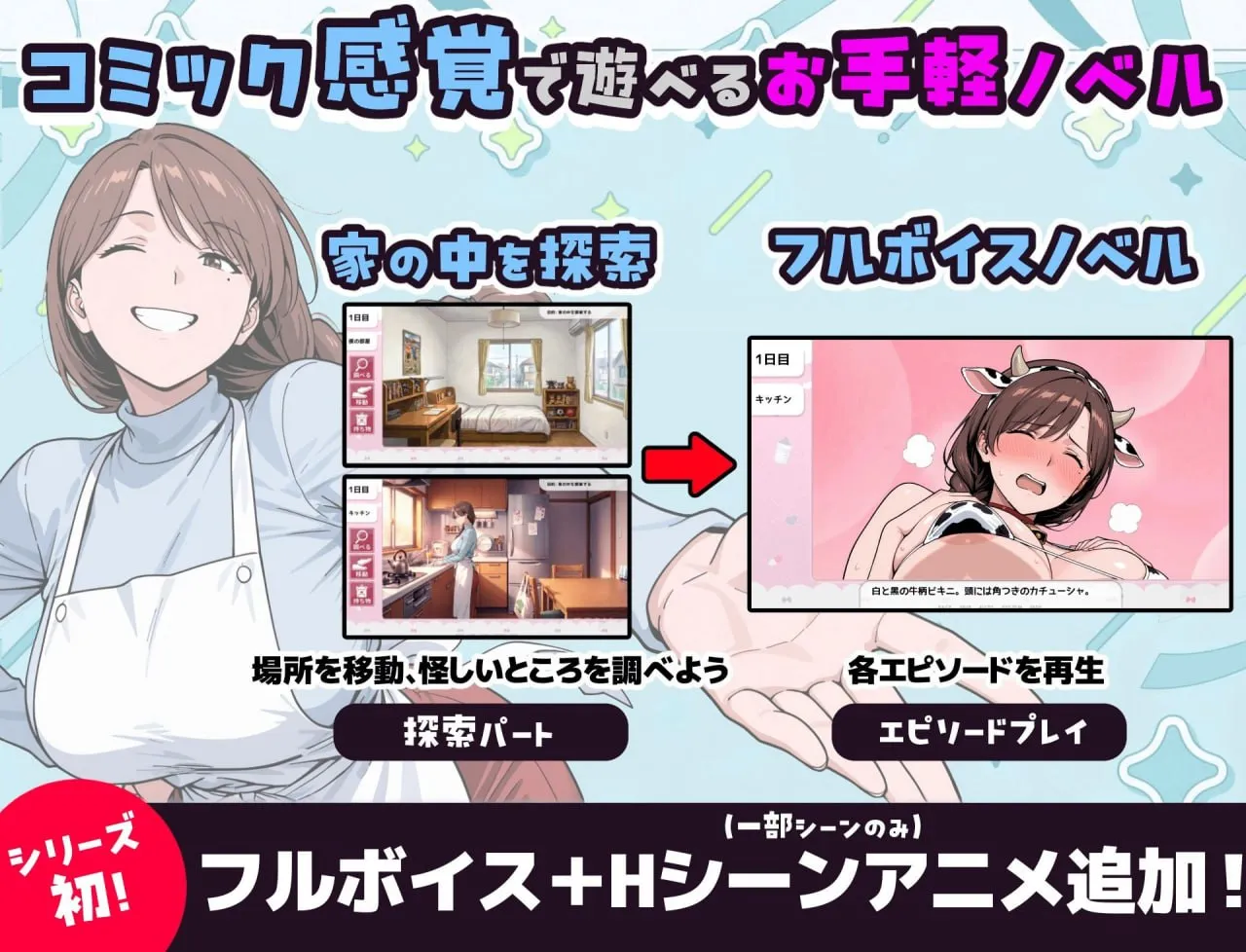人間操作アプリで大馒头ママと子作りする話 v1.0/用人类操作App与大馒头妈妈造孩子的故事（安卓直装＋PC端）